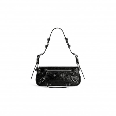 BALENCIAGA WOMEN'S LE CAGOLE IN MINI BLACK 7716701VG9Y1000 (22.8*12.9*4cm)